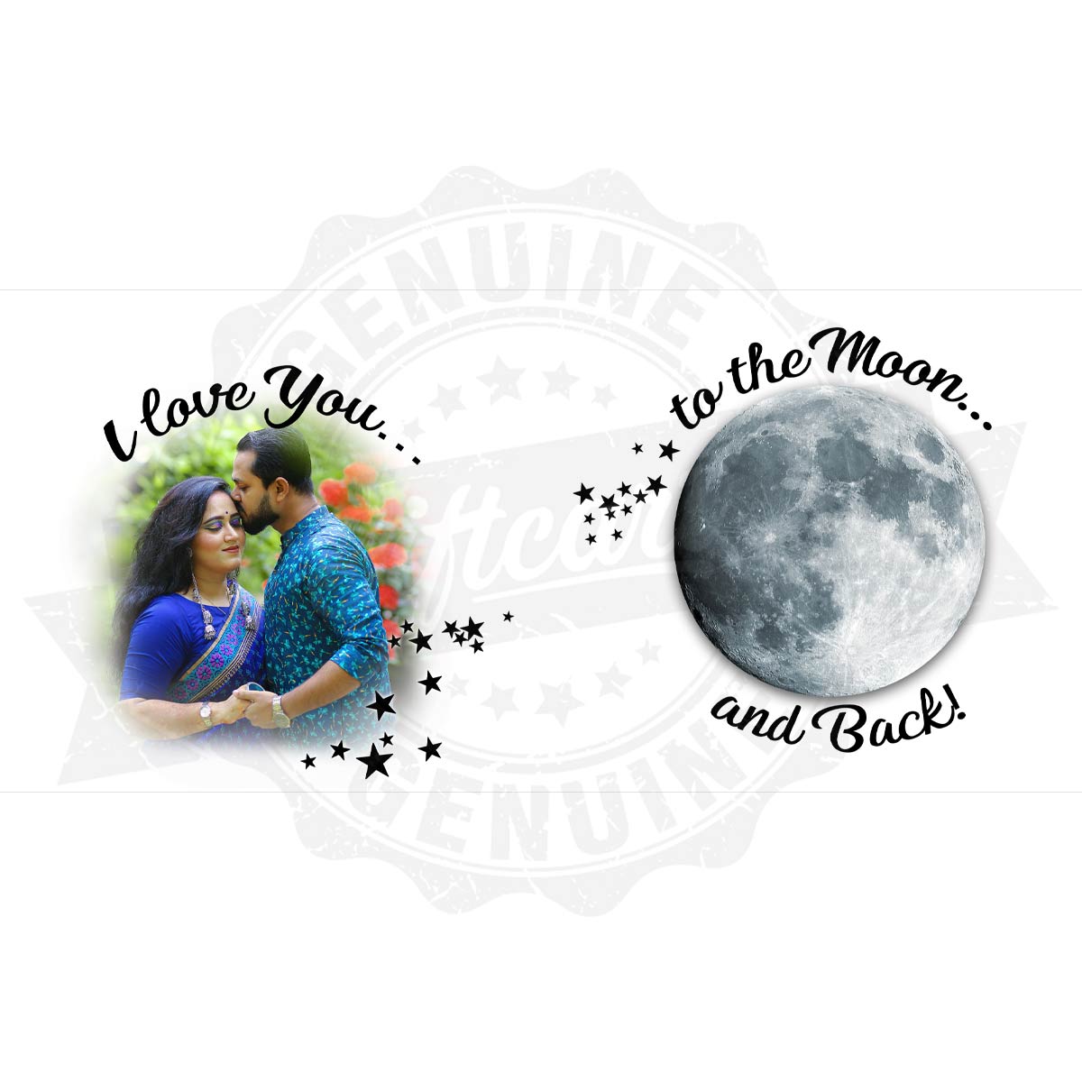 Personalized I Love You To The Moon And Back Valentine's Coffee Mug-7