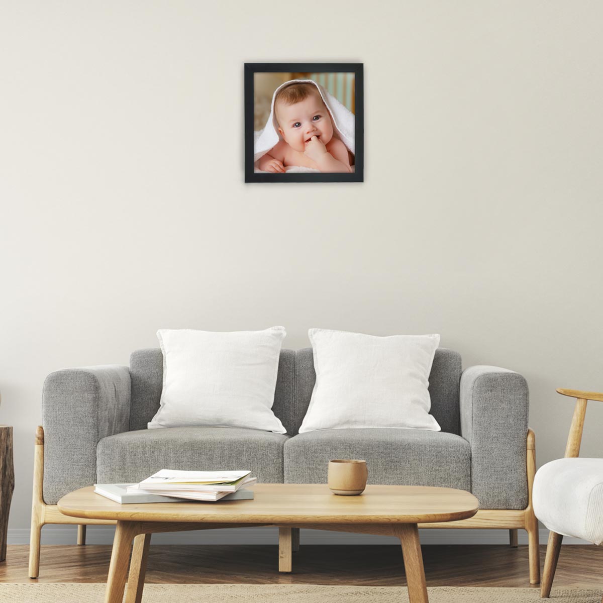 Personalised Cute Baby Photo with Frame