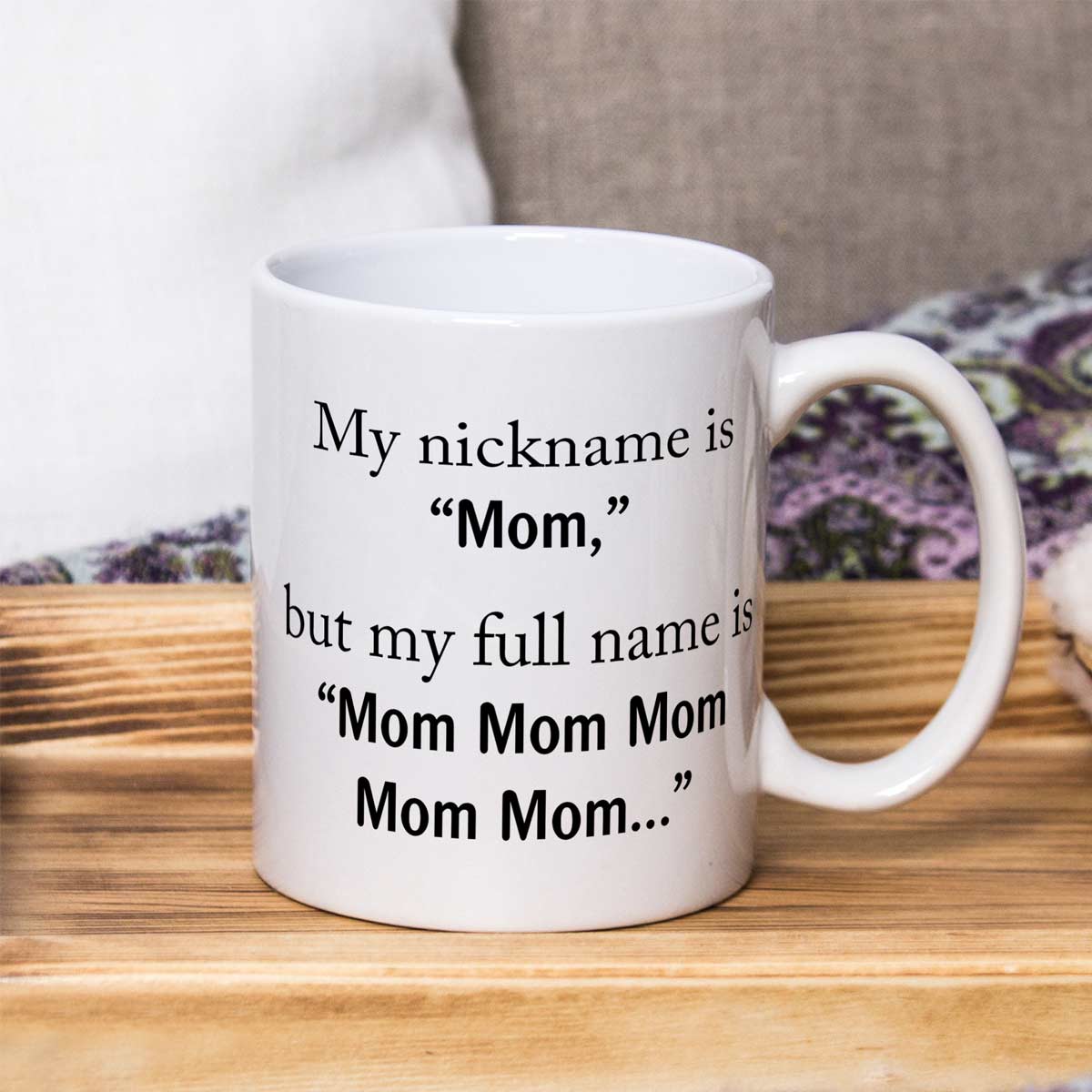 My Nickname is Mom Mug, Funny Mom Mug
