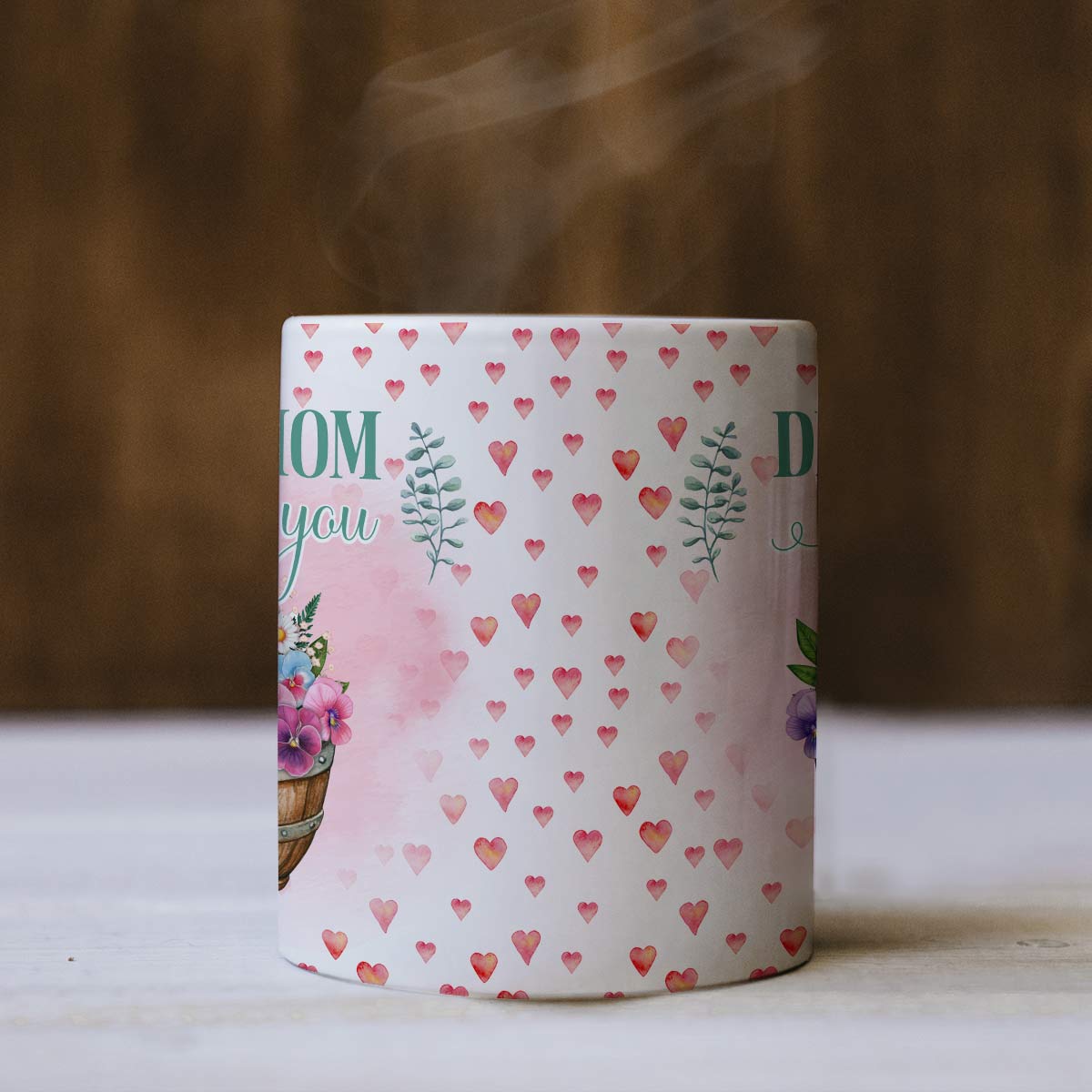 Dear Mom I Love You Coffee Mug Gift For Mother's Day-5