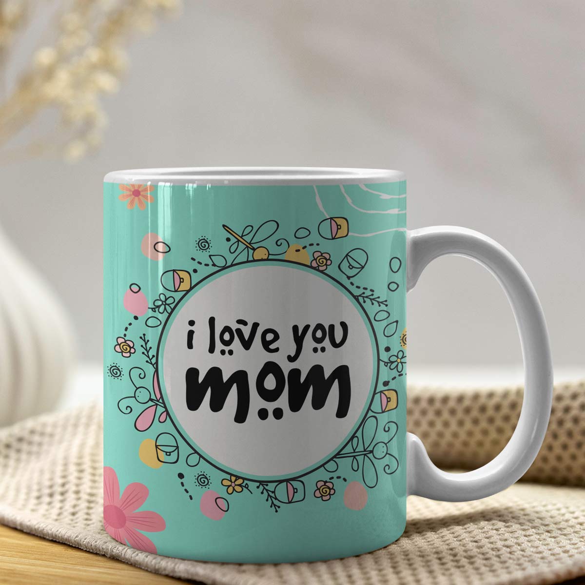 I Love You Mom Printed Coffee Mug For Mom-2