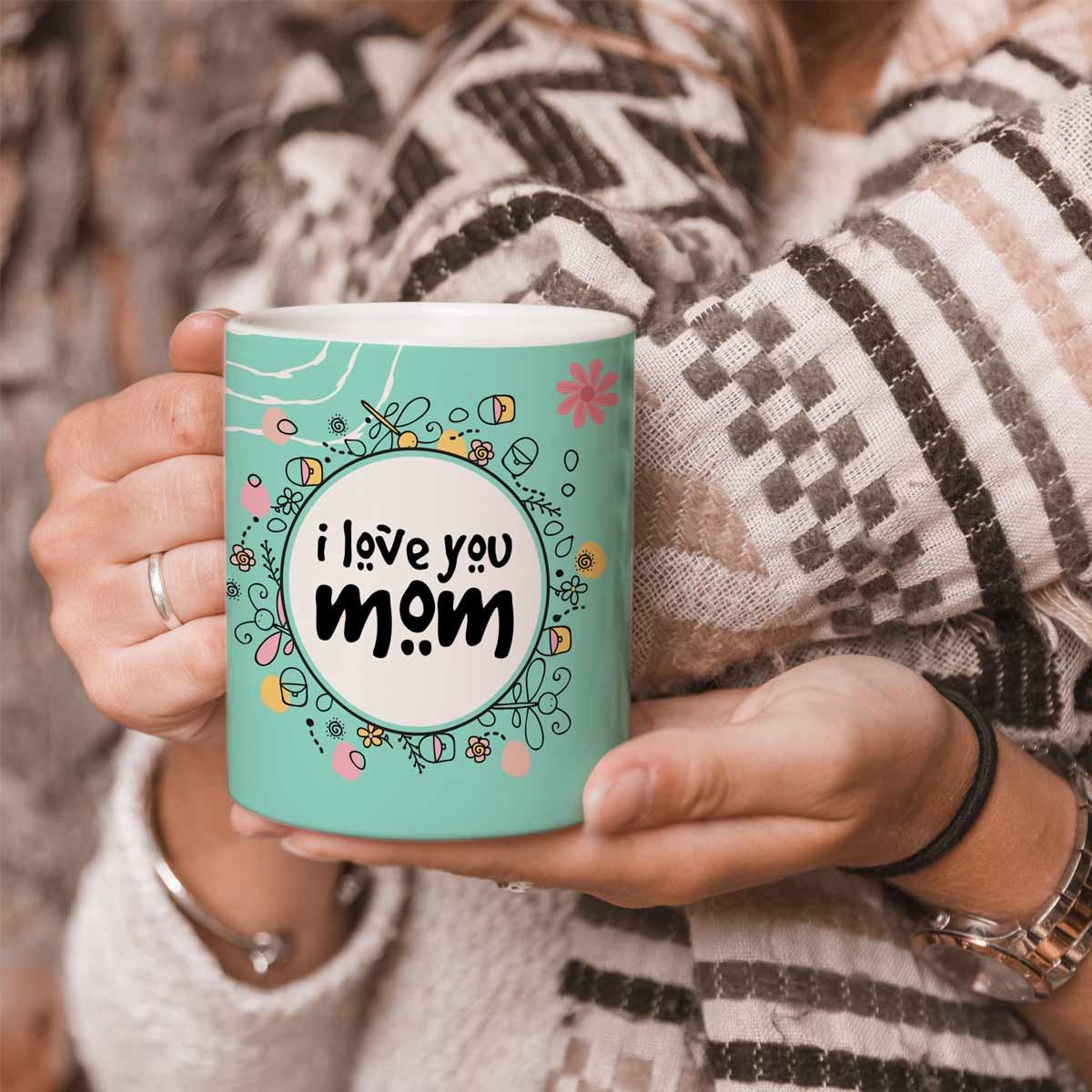 I Love You Mom Coffee Mug-1