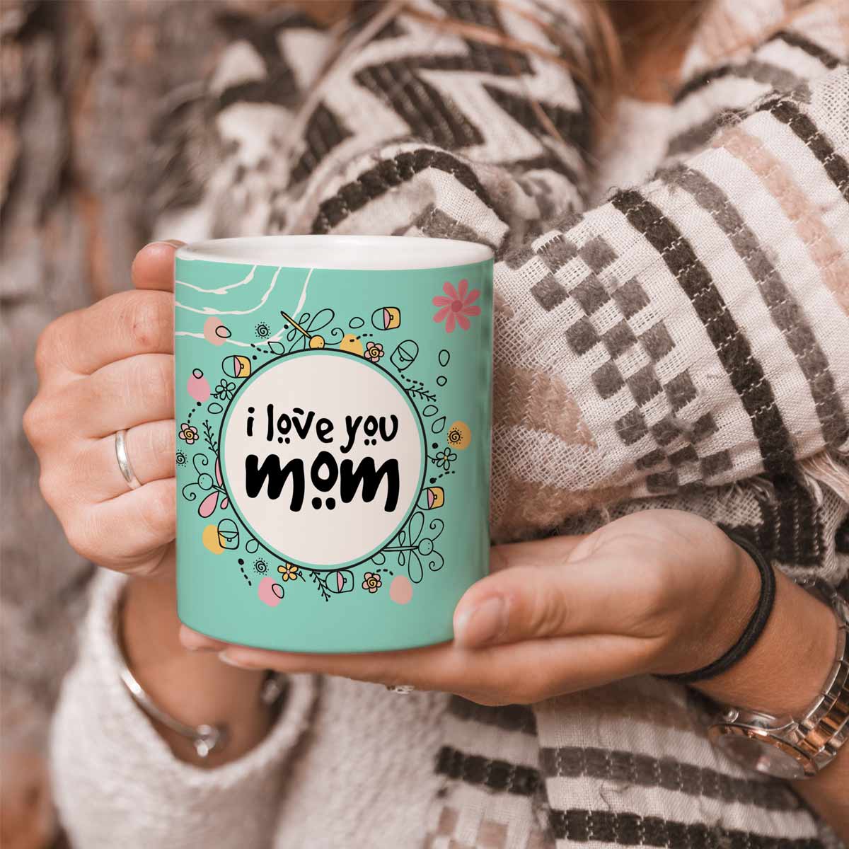 I Love You Mom Printed Coffee Mug For Mom-1