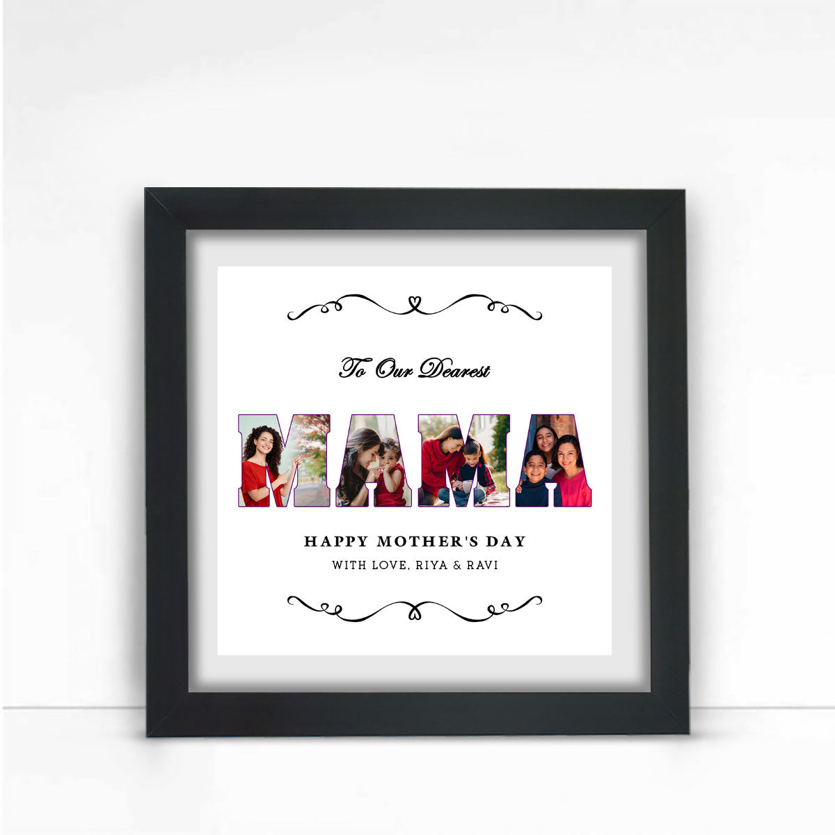 Personalised To our Dear MAMA Frame