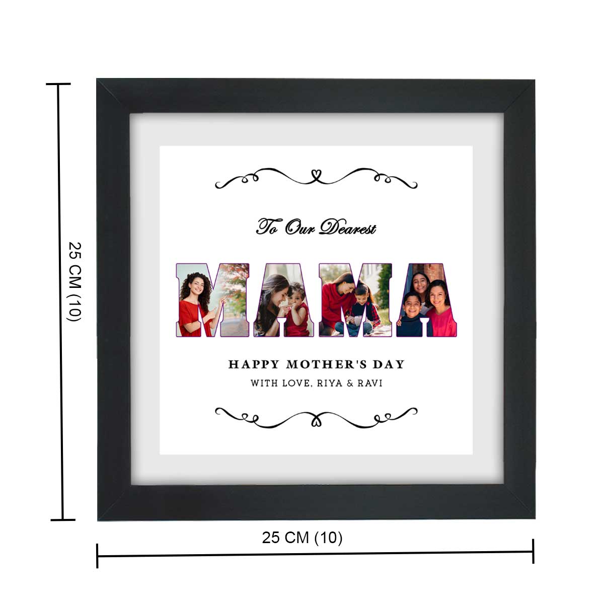 Personalised To our Dear MAMA Frame