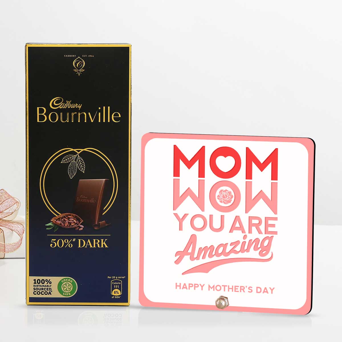 Chocolate And Mom Table Top Hamper Gift For Mother's Day 2