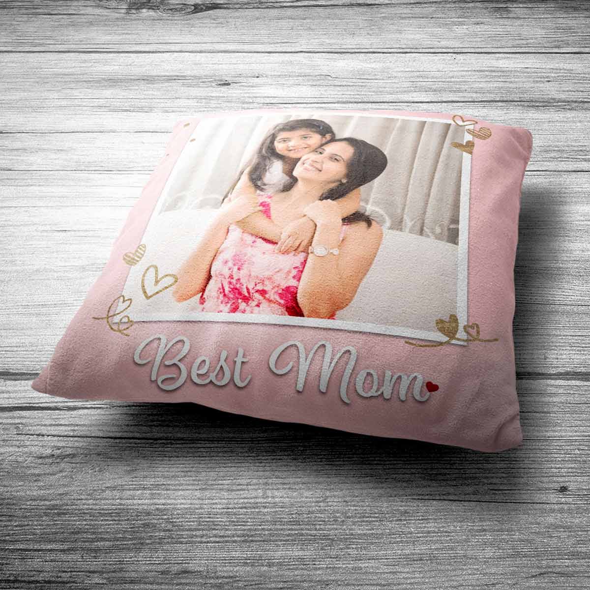 Personalized Best Mom Photo Cushion Gift for Mom 6