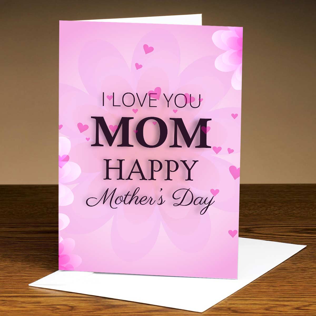 Personalised Love You Mom Mothers Day Greeting Card-1