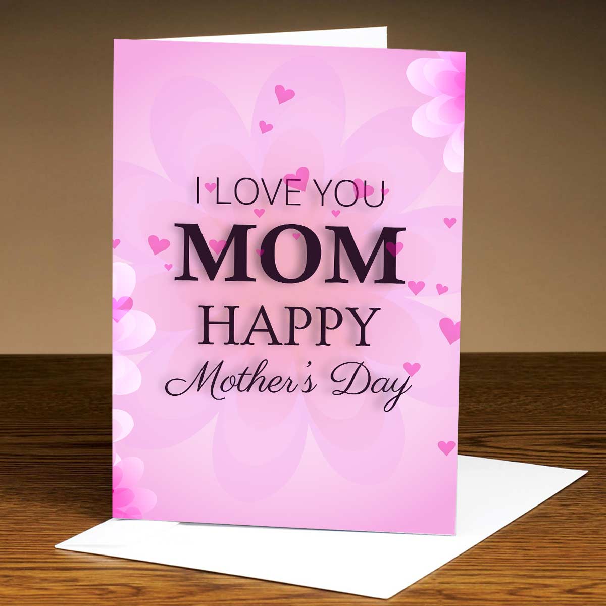 Personalized Love You Mom Mother's Day Greeting Card For Mom 1