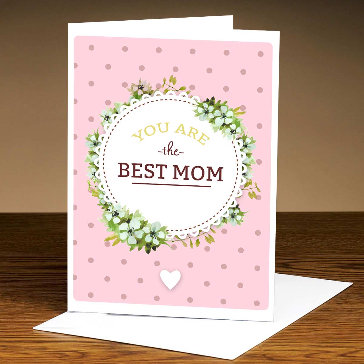 Personalized You Are The Best Mom Greeting Card Gift For Mother's Day 1