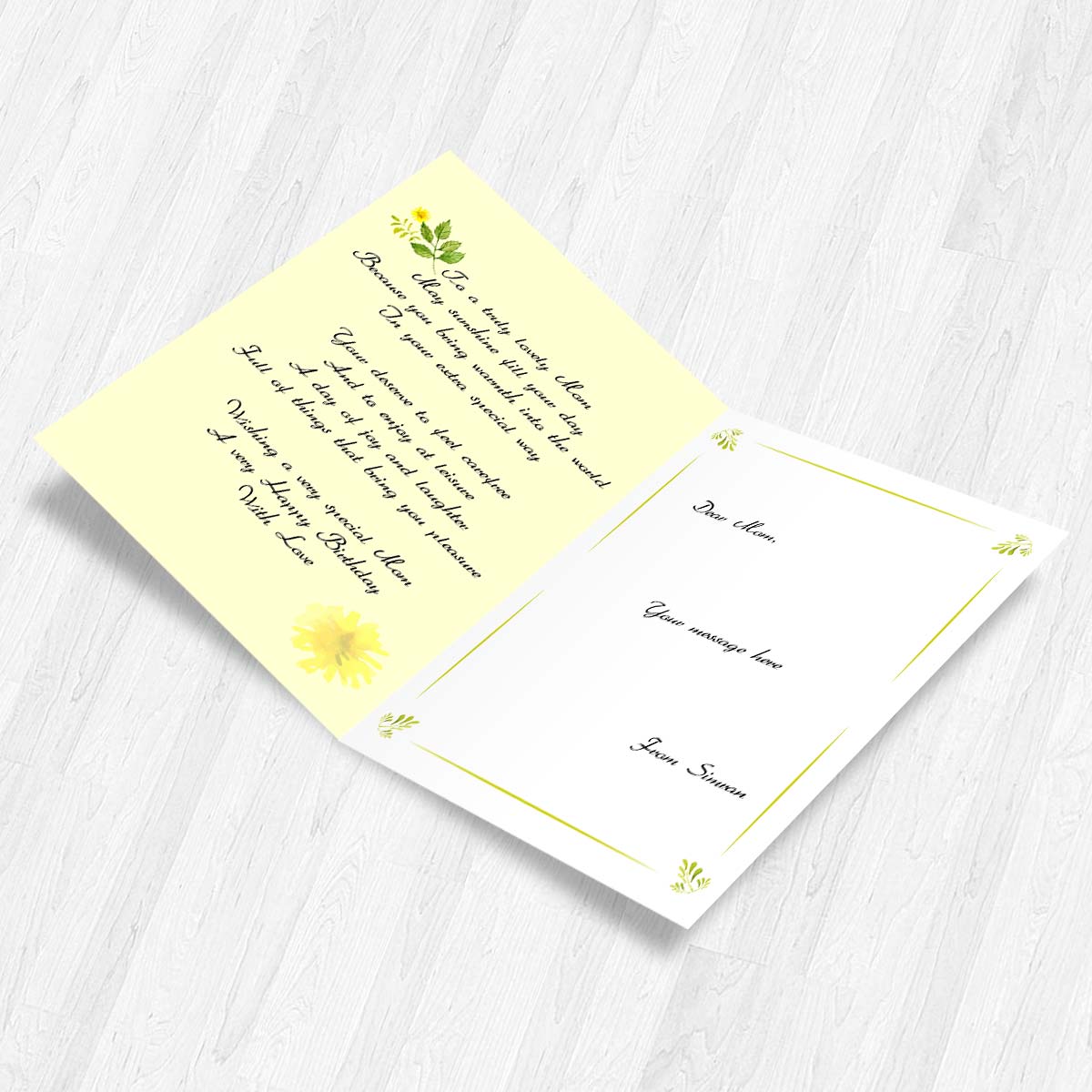 Personalised World Greatest Mother Greeting Card