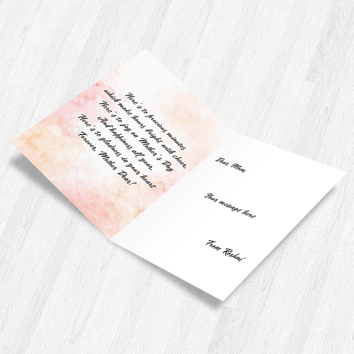 Personalised Happy Mother's Day Special Greeting Card Gift For Mom 2