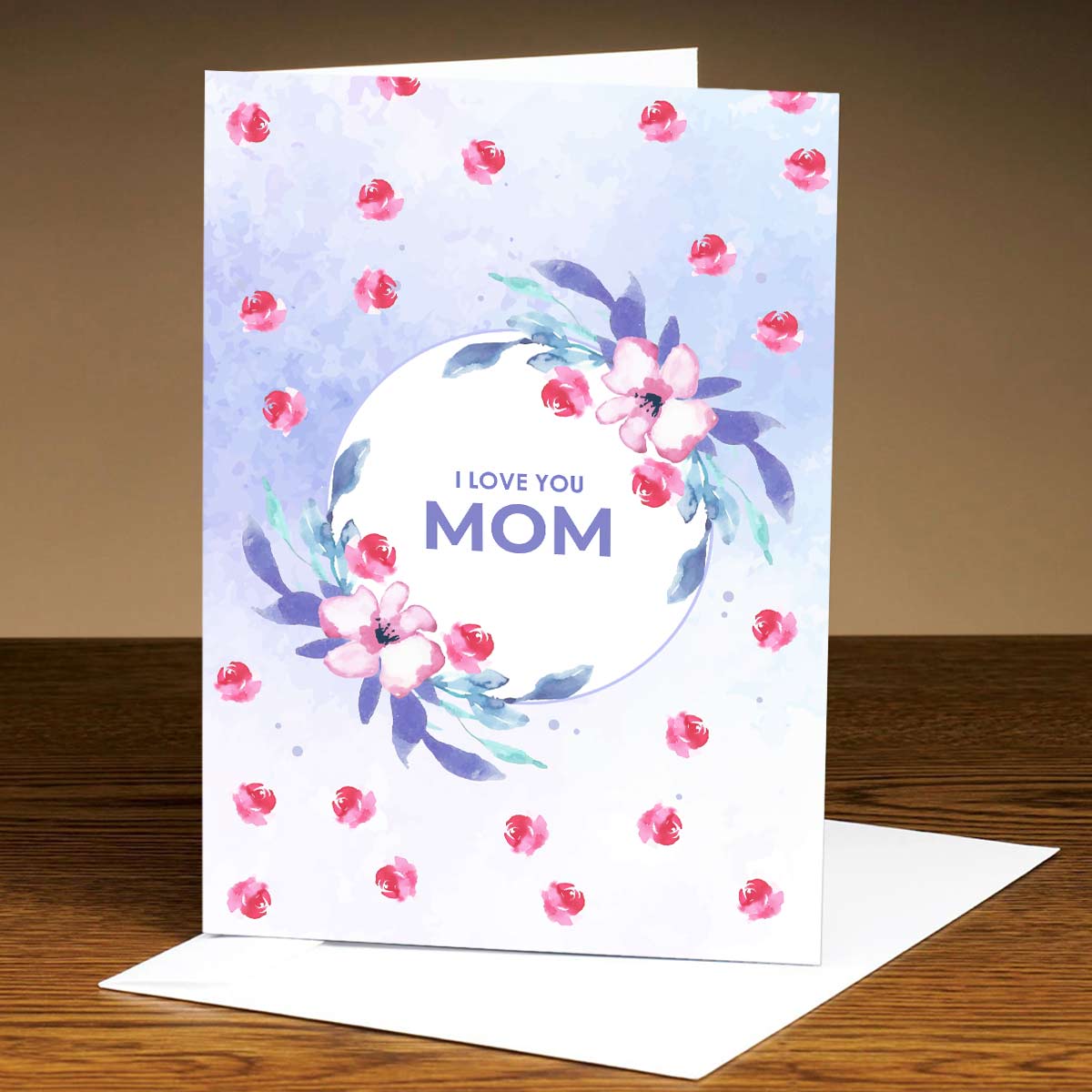 Personalised I Love You Mom Greeting Card-1