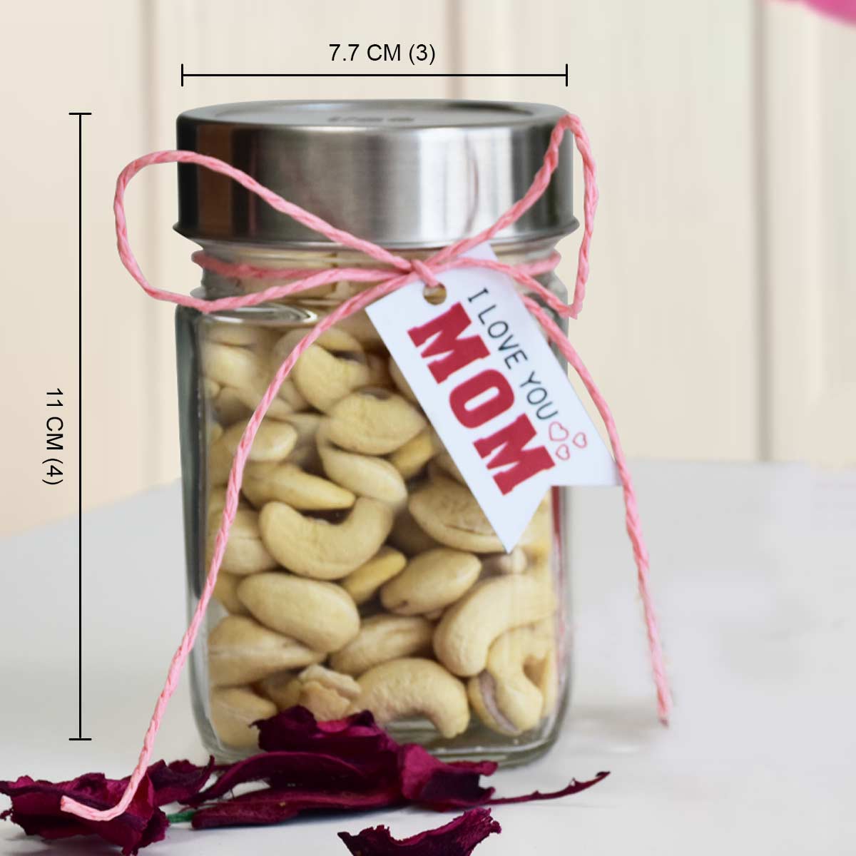 Cashew Nuts And Teddy Gift Hamper For Mom-4
