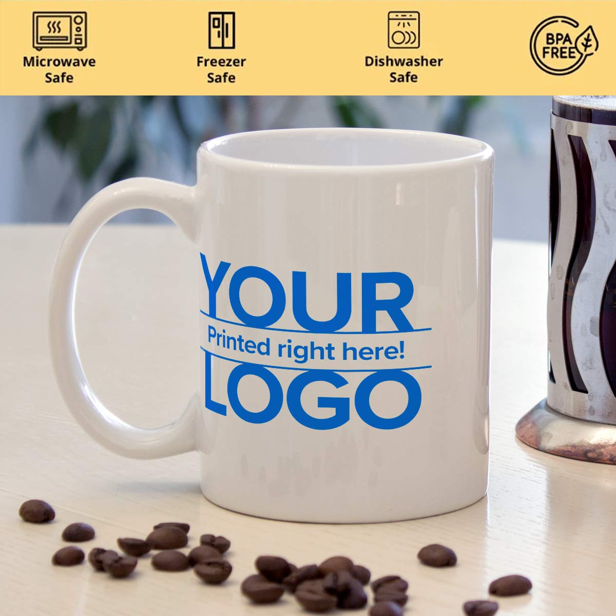 Personalised Business Logo Coffee Mug