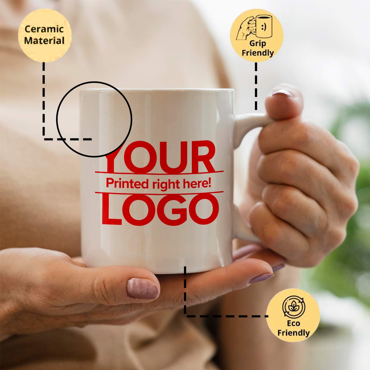 Personalised Business Logo Coffee Mug