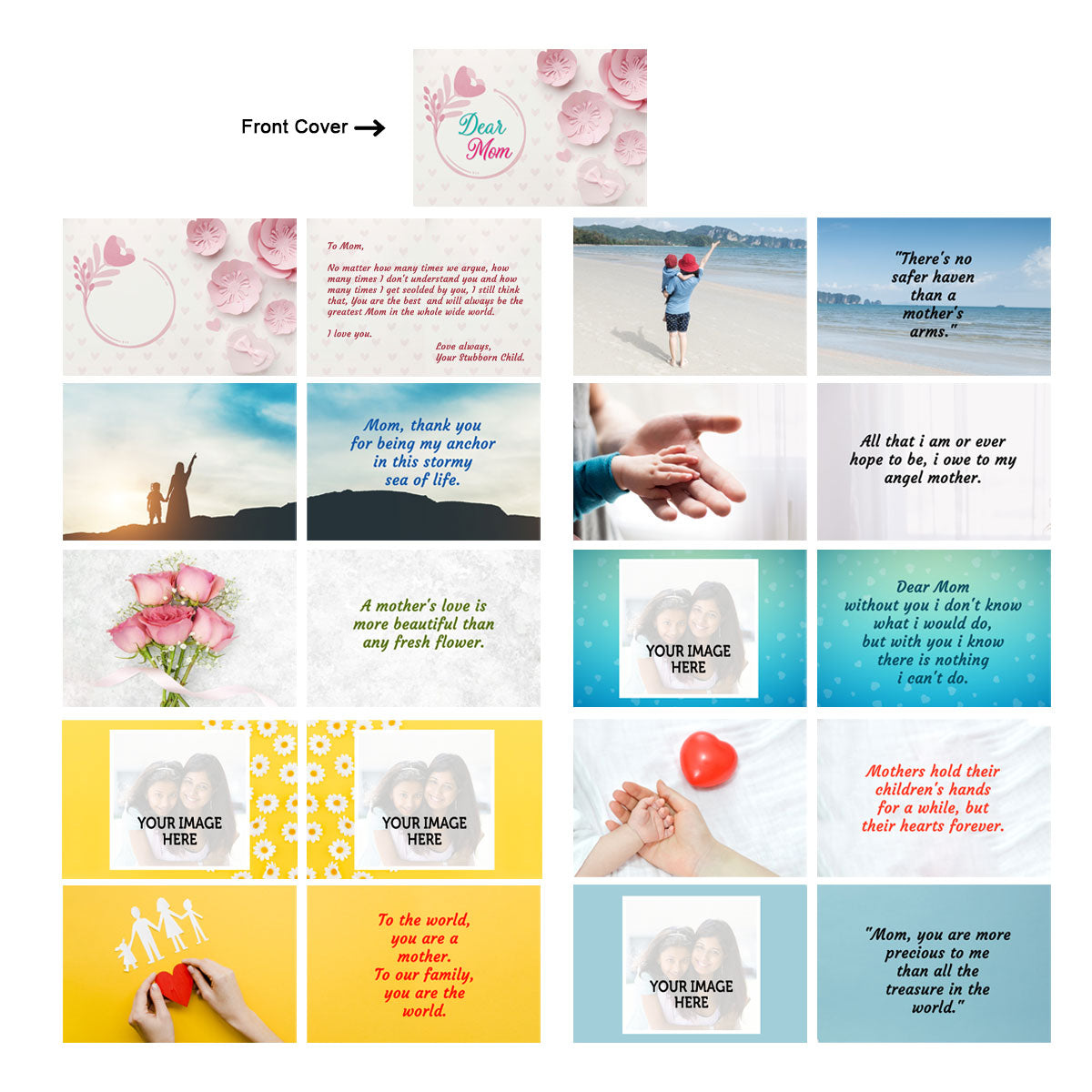 Customized Dear Mom Photo Story Book For Mother's day-8