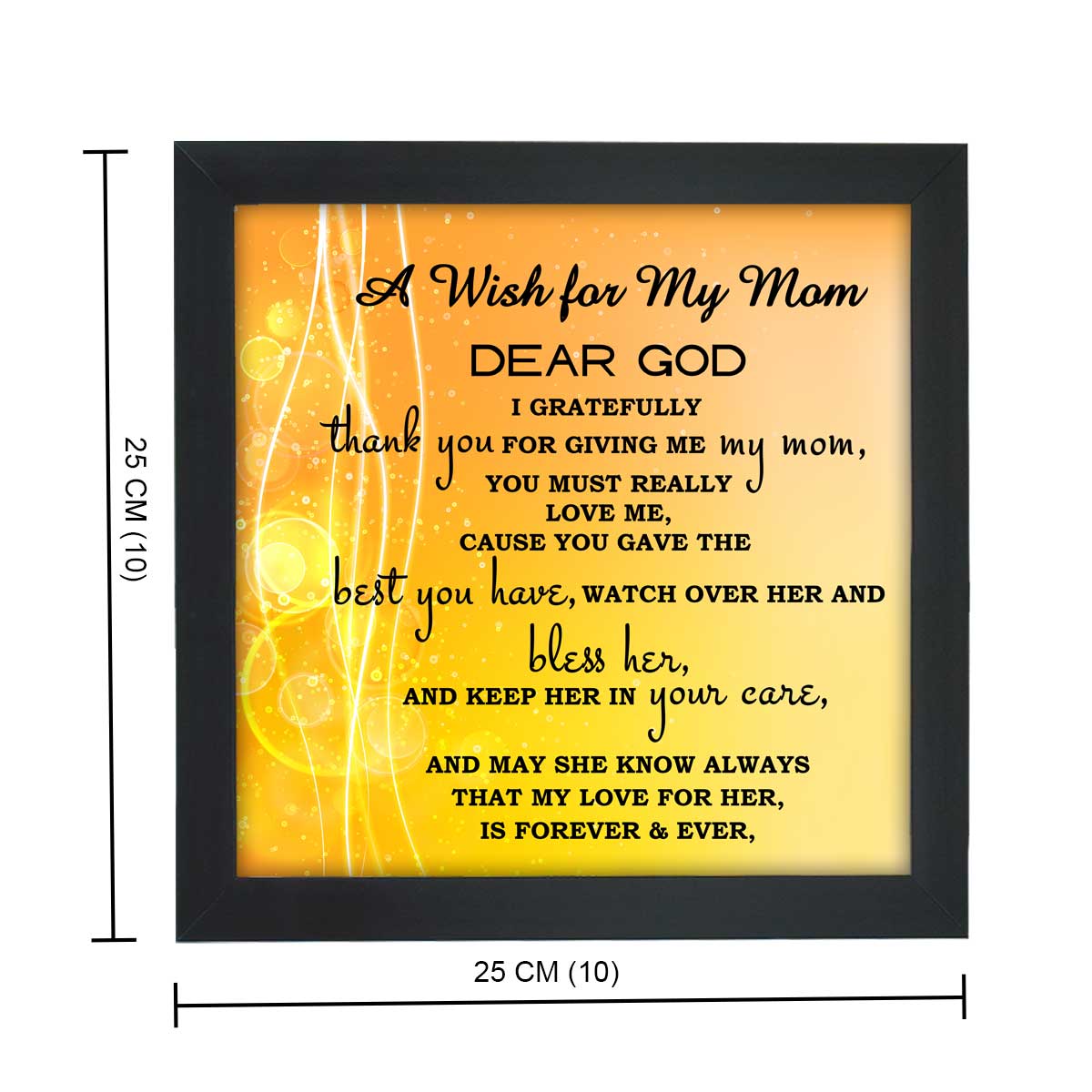 A Wish for my Mom Frame on Mothers day