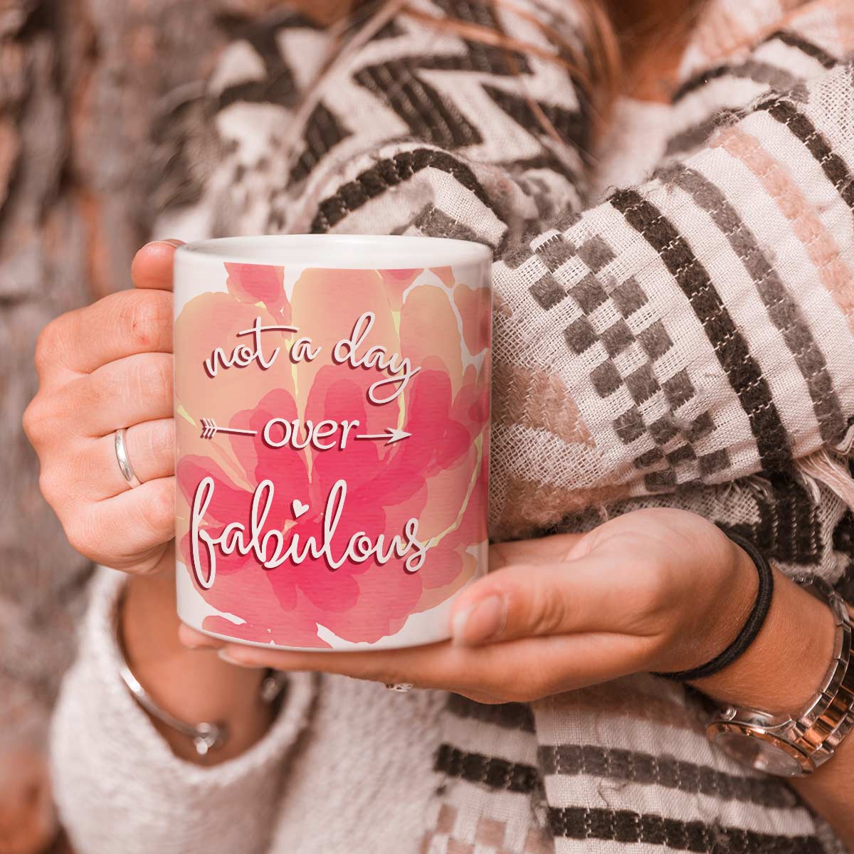 Not a Day Over Fabulous Coffee Mug-2