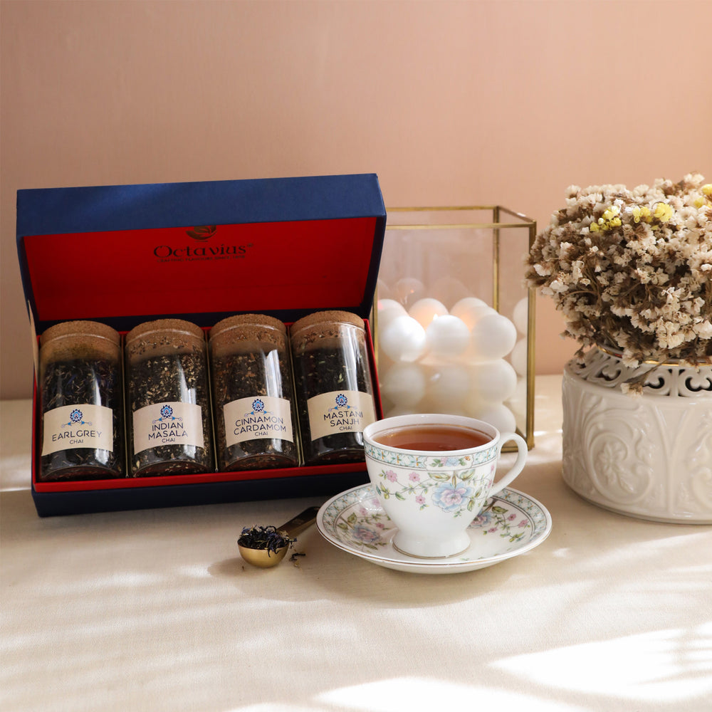 Tea Time Treasure-Charming Chais (4 Assorted Loose Leaf Black Teas)