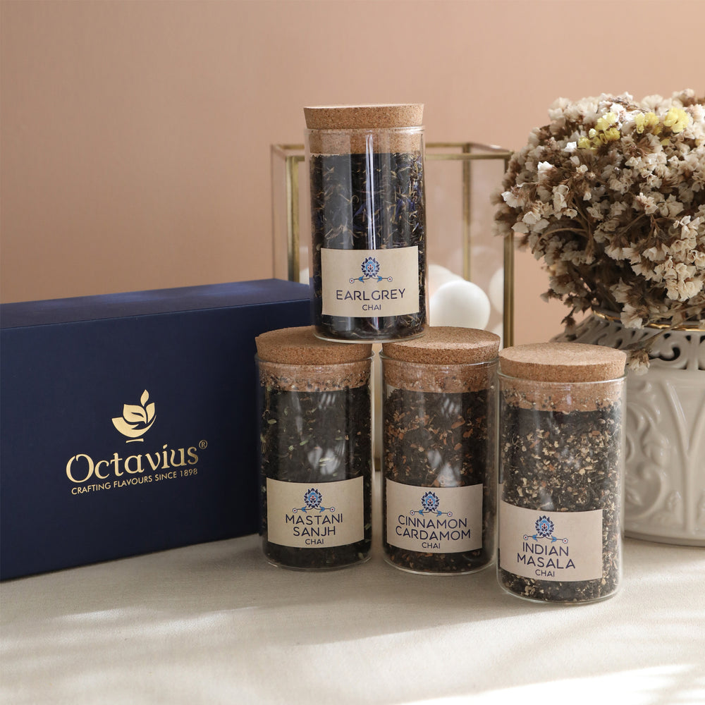 Tea Time Treasure-Charming Chais (4 Assorted Loose Leaf Black Teas)-3