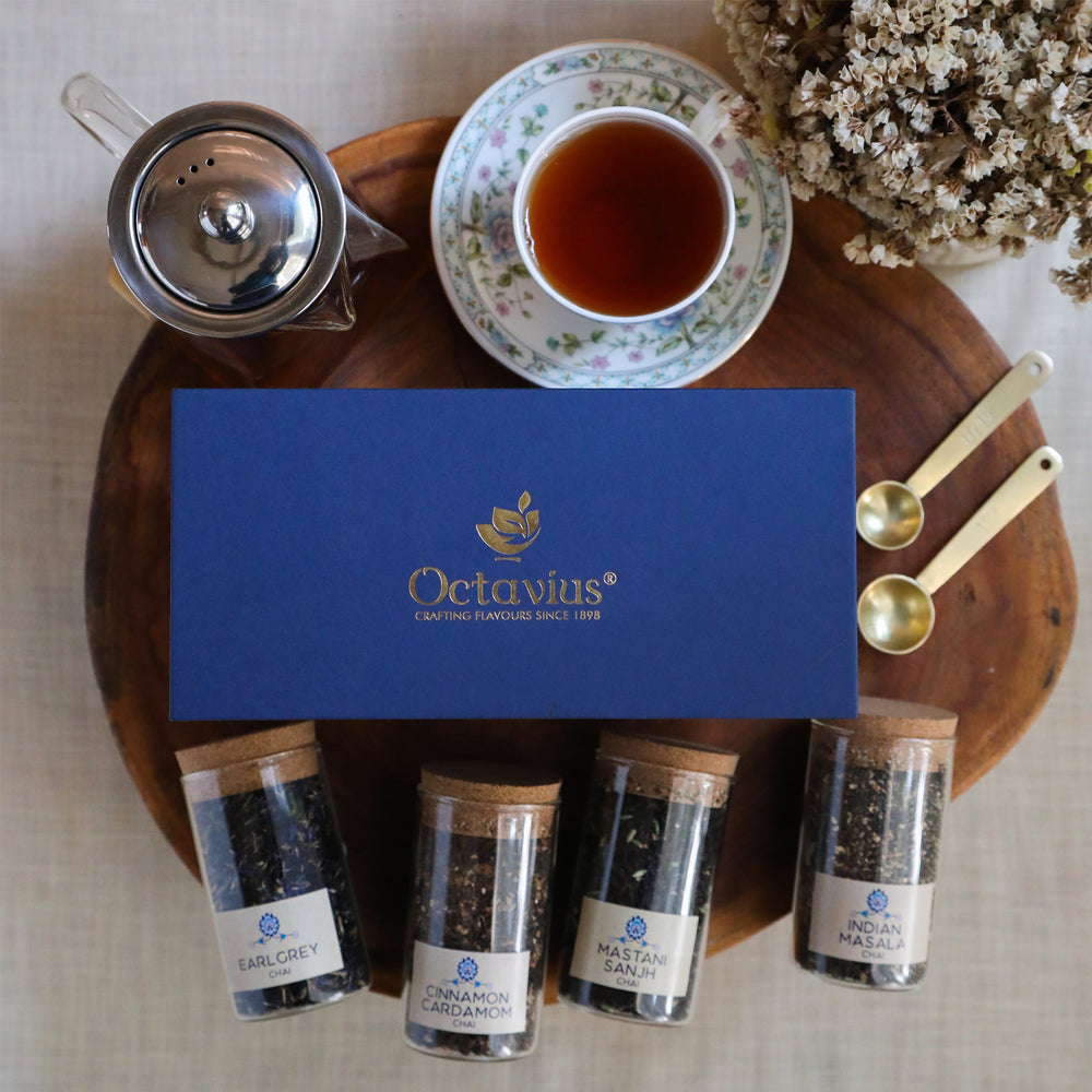 Tea Time Treasure-Charming Chais (4 Assorted Loose Leaf Black Teas)-4