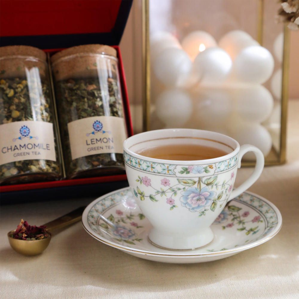 Tea Time Treasure-Tea Lovers Delight (4 Assorted Loose Leaf Green Teas)
