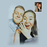 Handmade Custom Pencil Color Sketch Family/Group Portrait-1