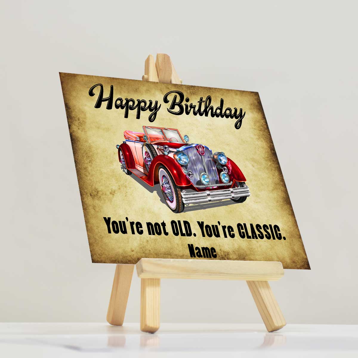 Personalised You Are Classic Mini Easel