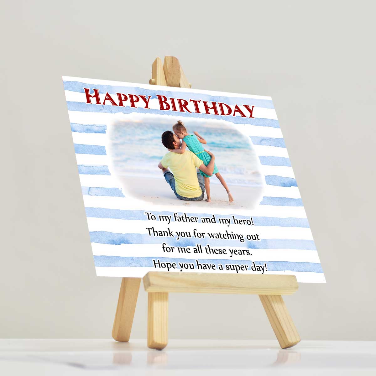 Personalised Birthday Mini Easel