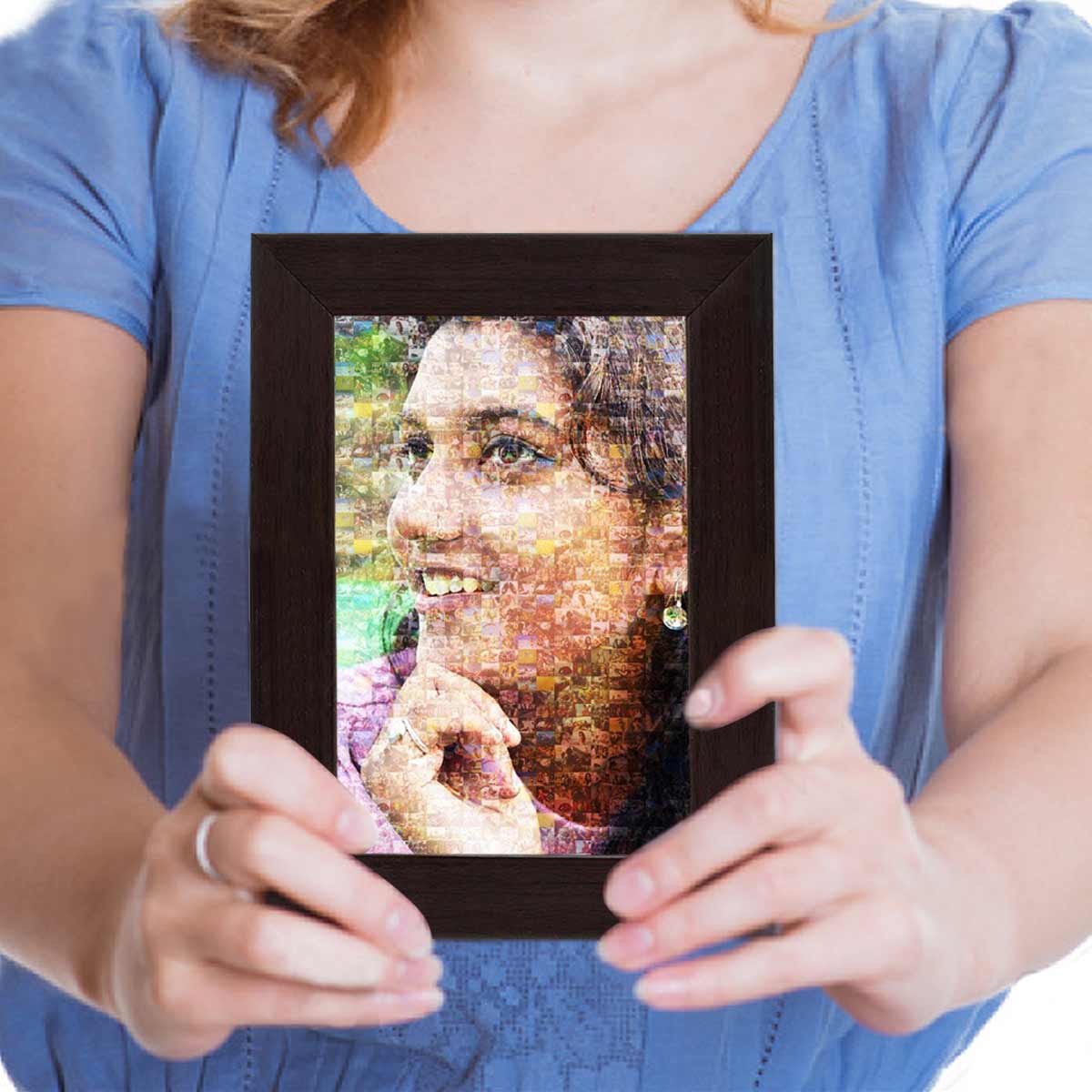 Personalised Photo Mosaic Poster Frame