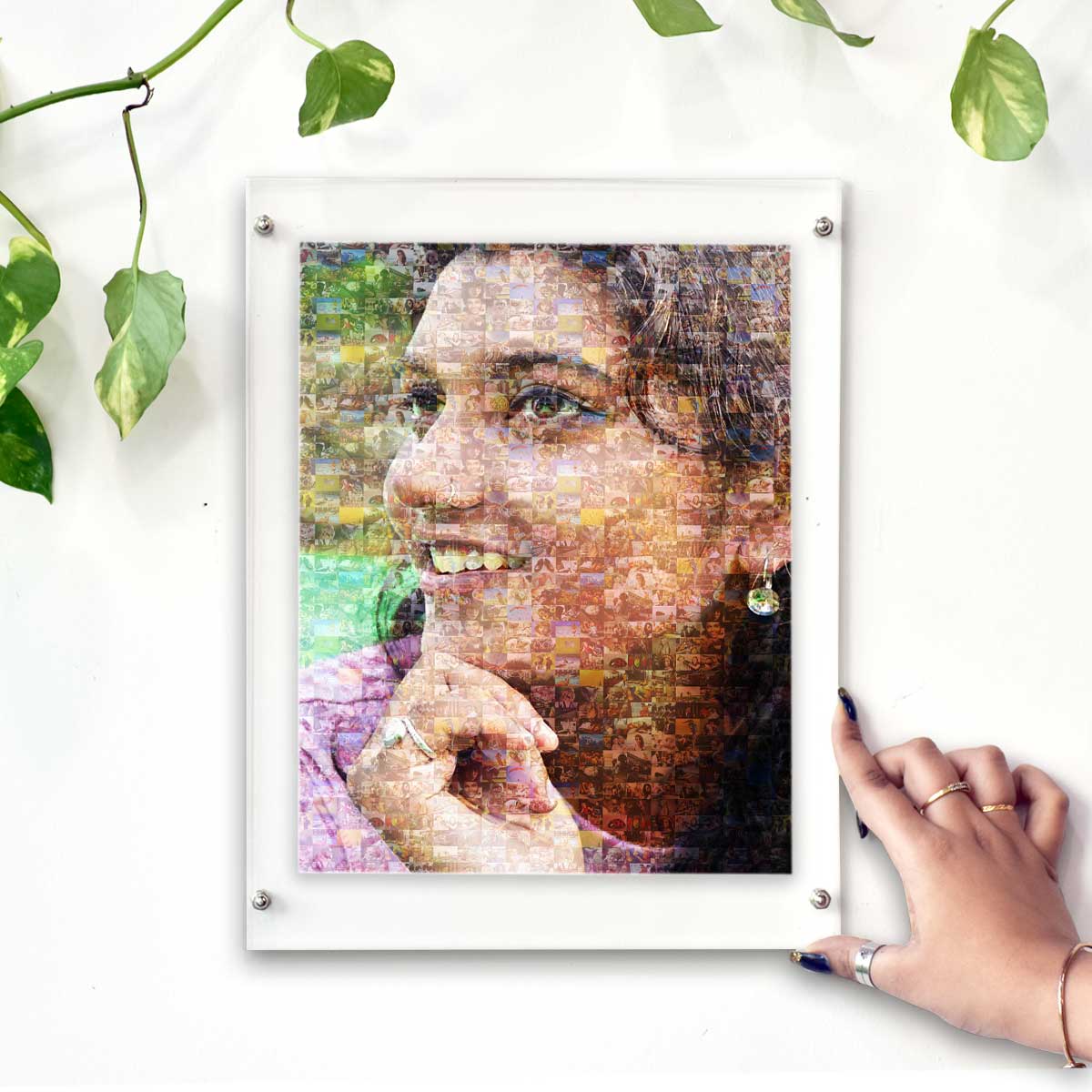 Personalised Photo Mosaic Poster Frame