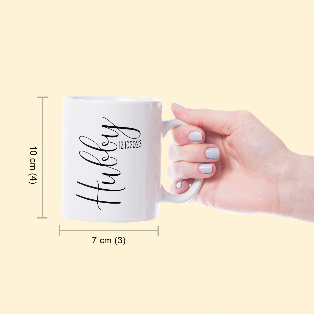 Personalised Wifey & Hubby Mug Set-12