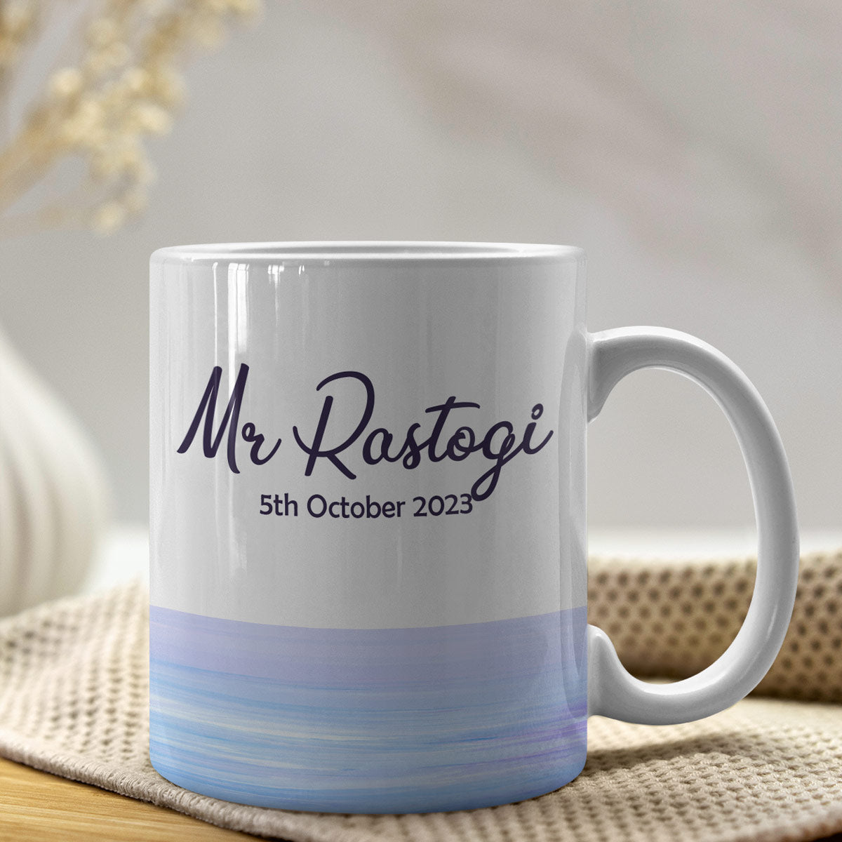 Personalized Couple Name & Date Coffee Mug Set for Couple 7