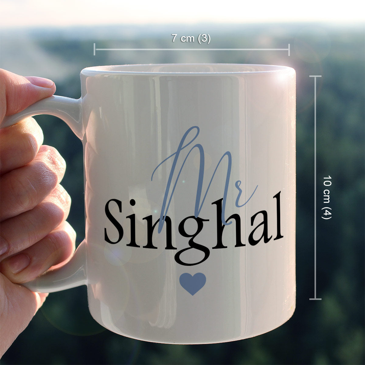 Personalised Couple Name Mug Set