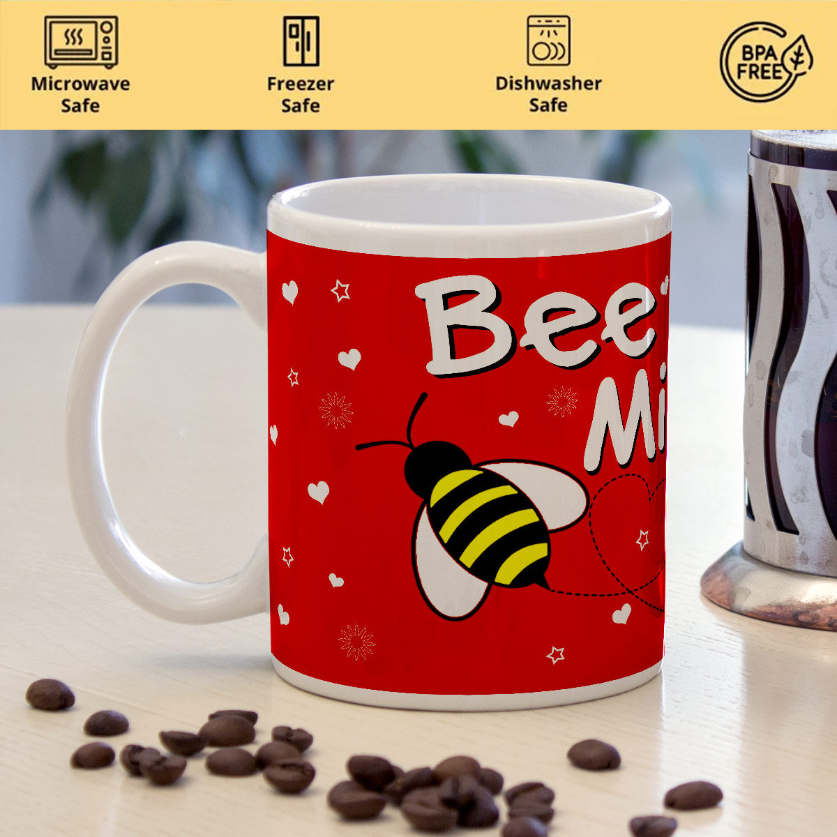 Personalised Be Mine Coffee Mug