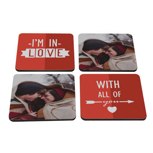 Personalised Love  Coasters