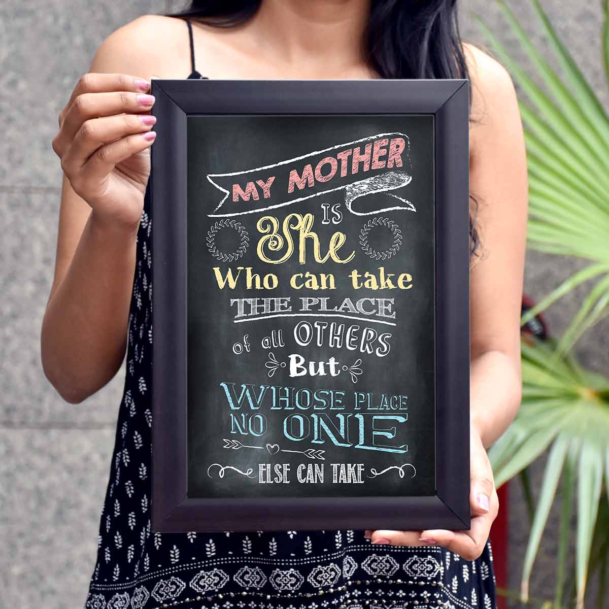 My Mother Poster Frame Gift For Mother's Day 1