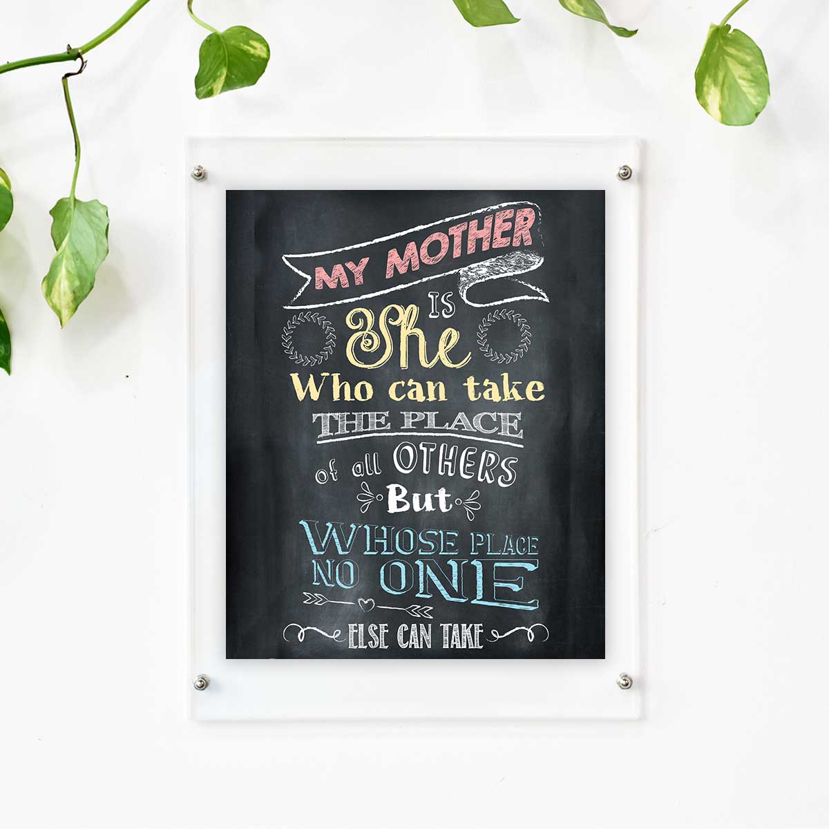 My Mother Poster Frame Gift For Mother's Day 6