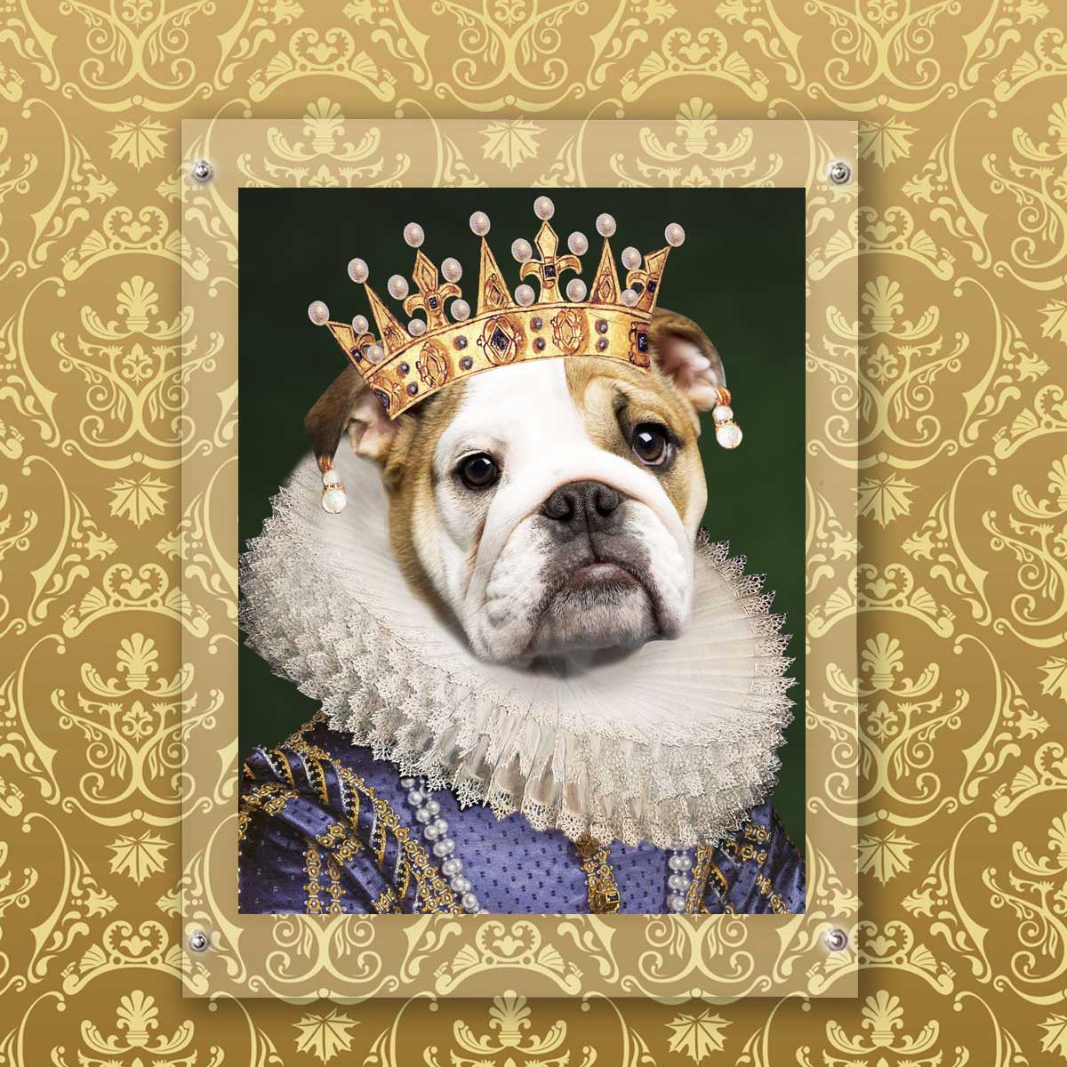 The Royal King Pet Digital Portrait Photo Frame
