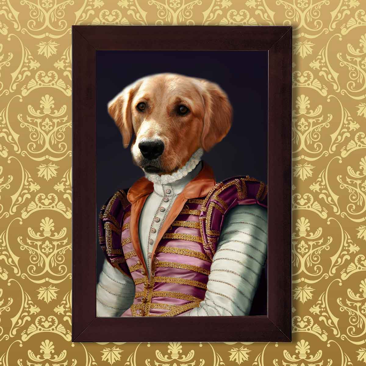 The Prince Pet Digital Portrait Photo Frame