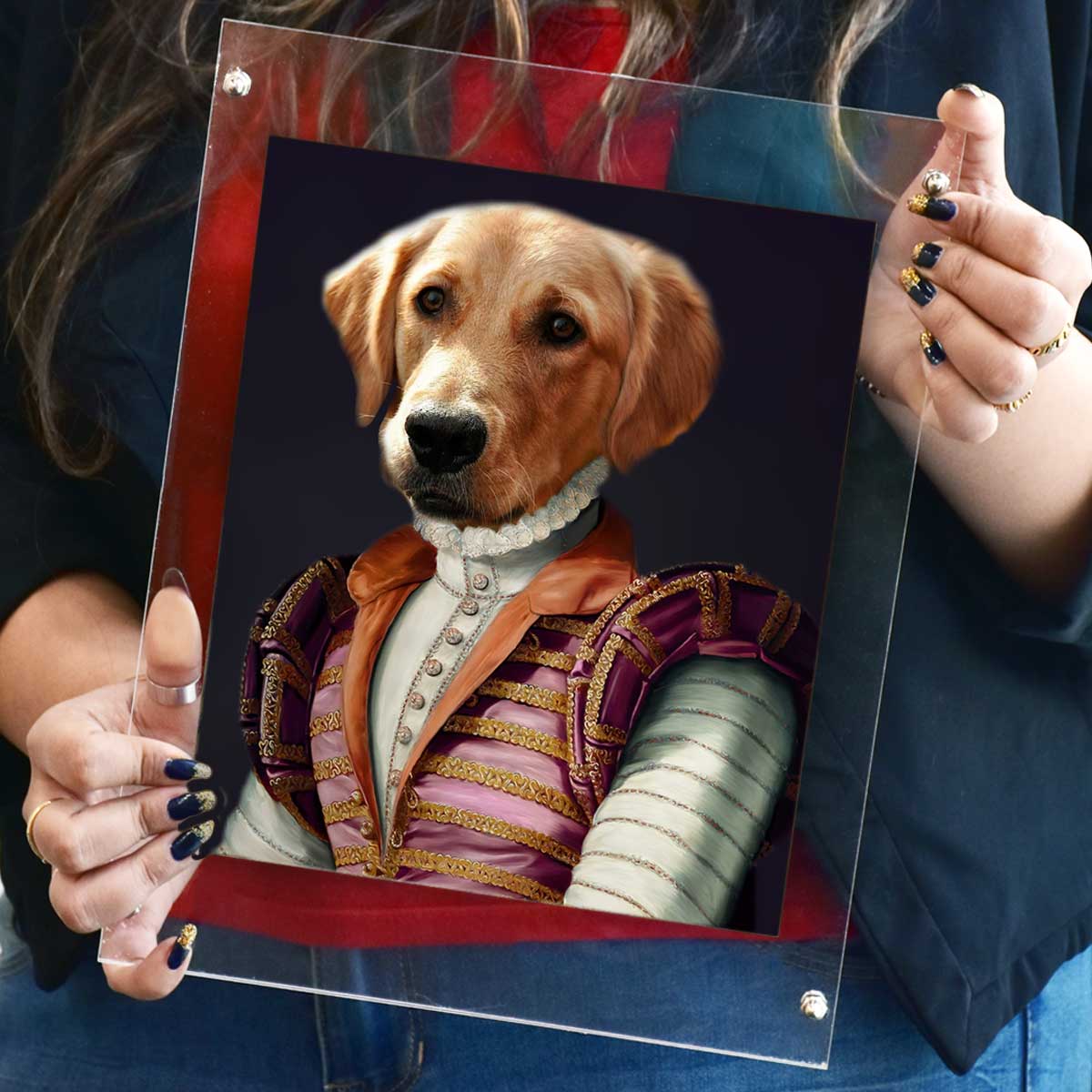 The Prince Pet Digital Portrait Photo Frame