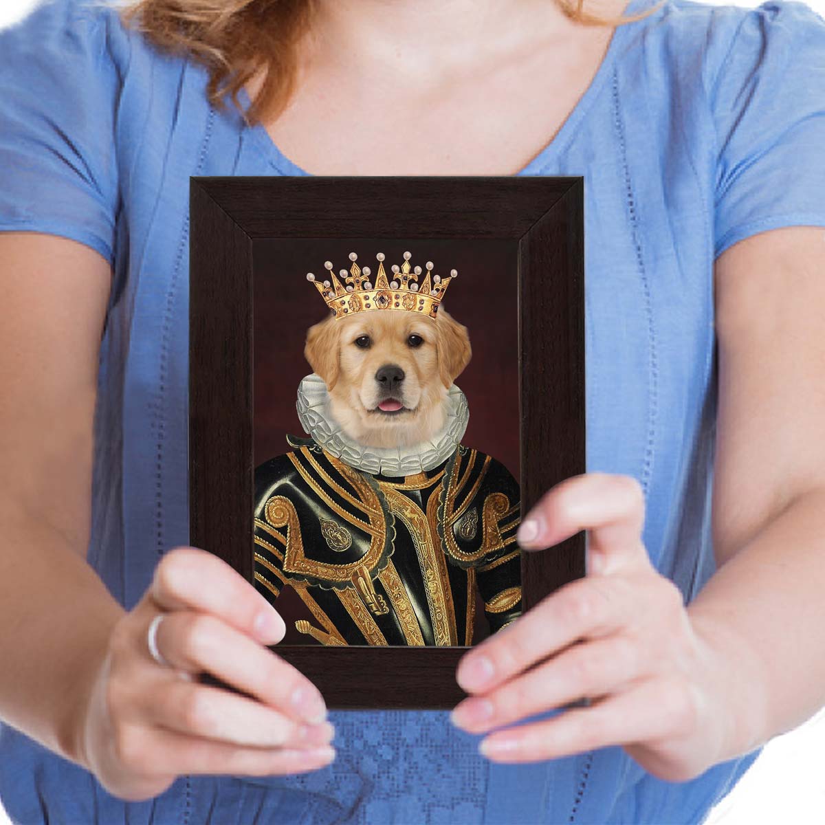 The King Pet Digital Portrait Photo Frame