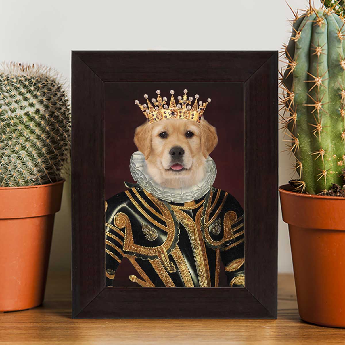 The King Pet Digital Portrait Photo Frame