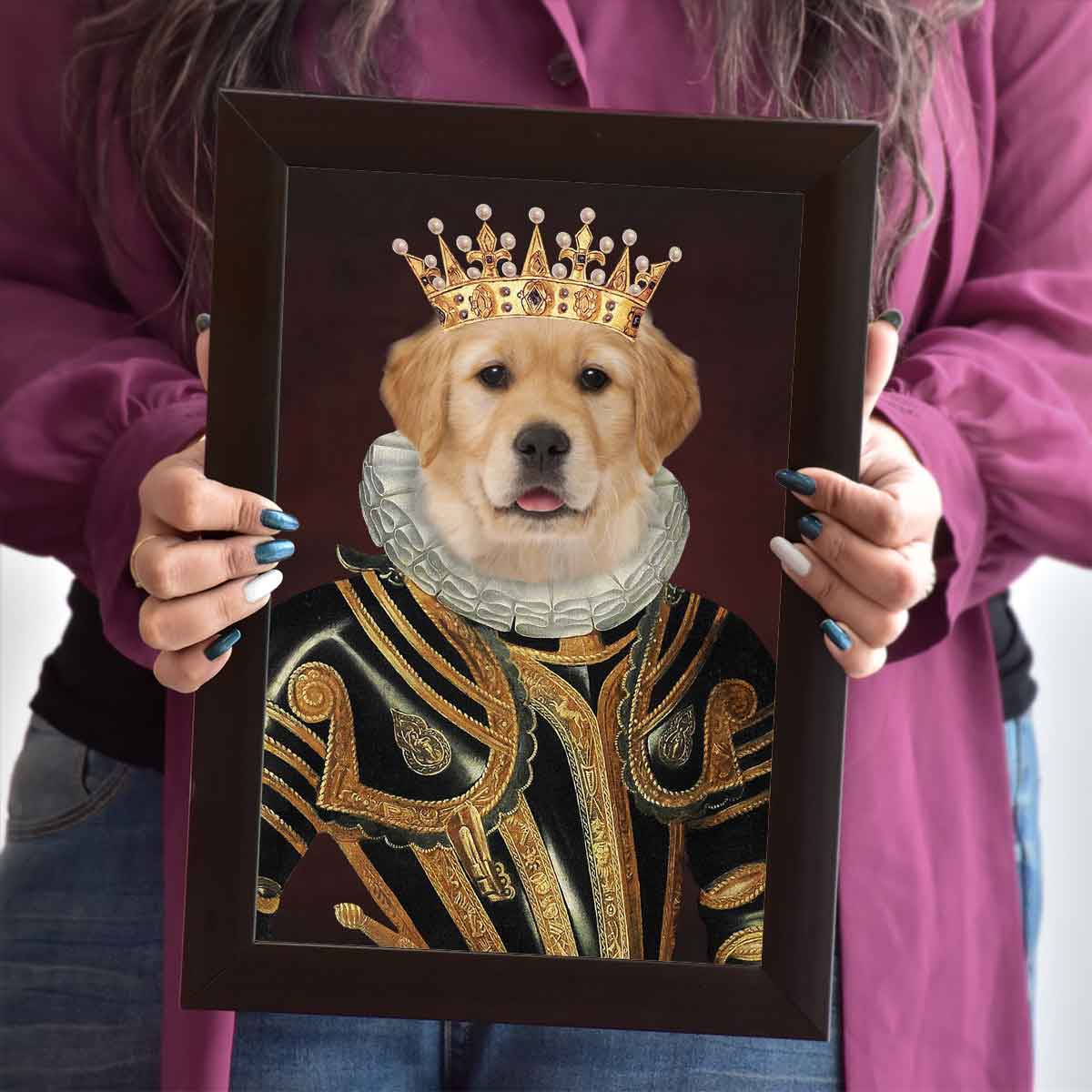 The King Pet Digital Portrait Photo Frame
