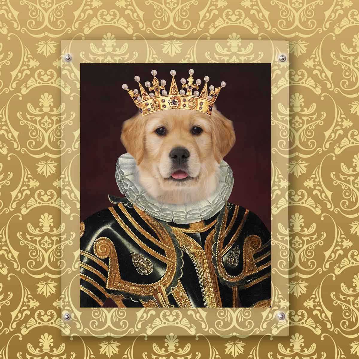 The King Pet Digital Portrait Photo Frame