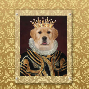 The King Pet Digital Portrait Photo Frame