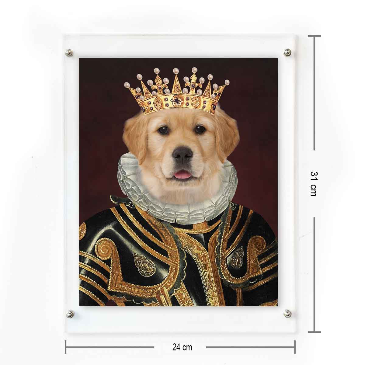 The King Pet Digital Portrait Photo Frame