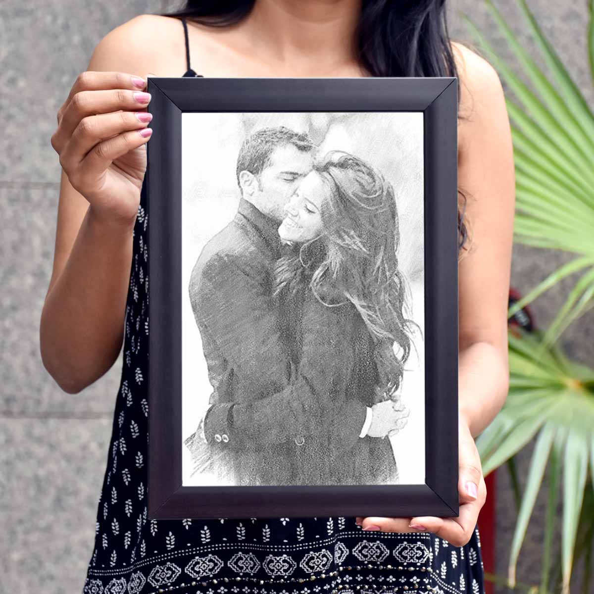 Personalized Digital Sketch for Couple, Friend, Family, BF, GF 1