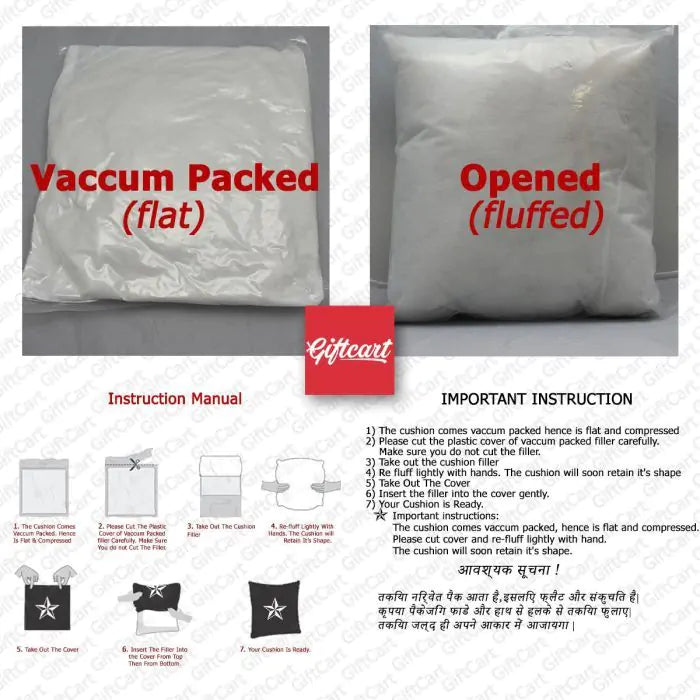 Personalized We Just Click Photo Cushion Gift For Couple 8